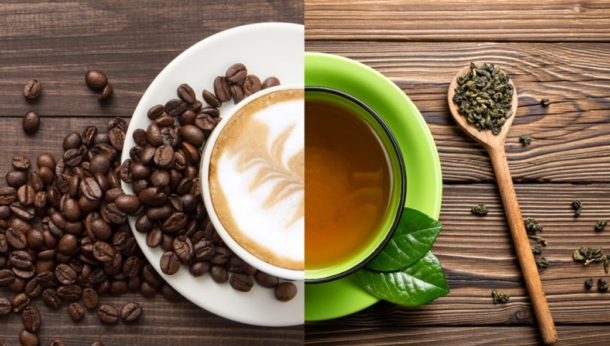 So sánh lợi ích của cà phê và trà
