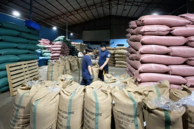 Giá cà phê xuất khẩu đạt đỉnh 7 tháng năm 2023