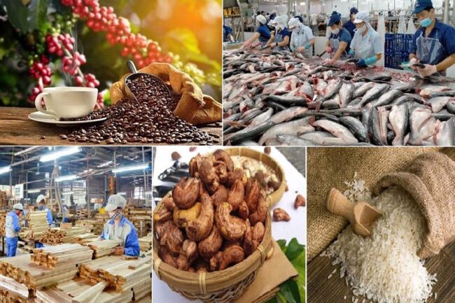 7 tháng năm 2023: xuất khẩu nông – lâm – thủy sản của Việt Nam đạt hơn 29 tỷ USD