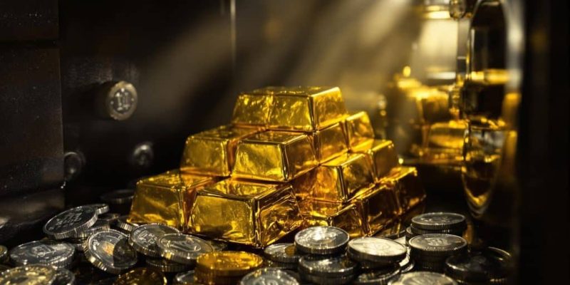 vàng và bạc là tài sản trú ẩn an toàn
